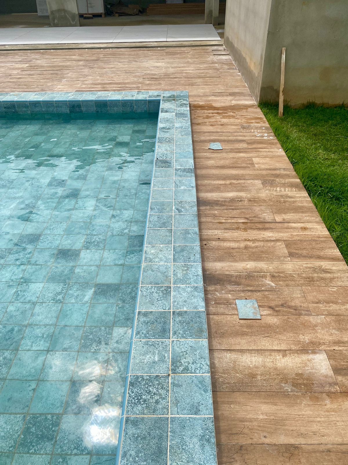 Waterline Tile Installation